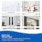 Kenney Mfg Twist & Fit No Tools Spring Tension Shower Curtain Rod, 42-72in, Blue KN609L/68V1 - alternate 3